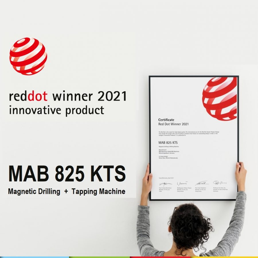 MAB 825 KTS Vencedor do Red Dot Award: Product Design 2021